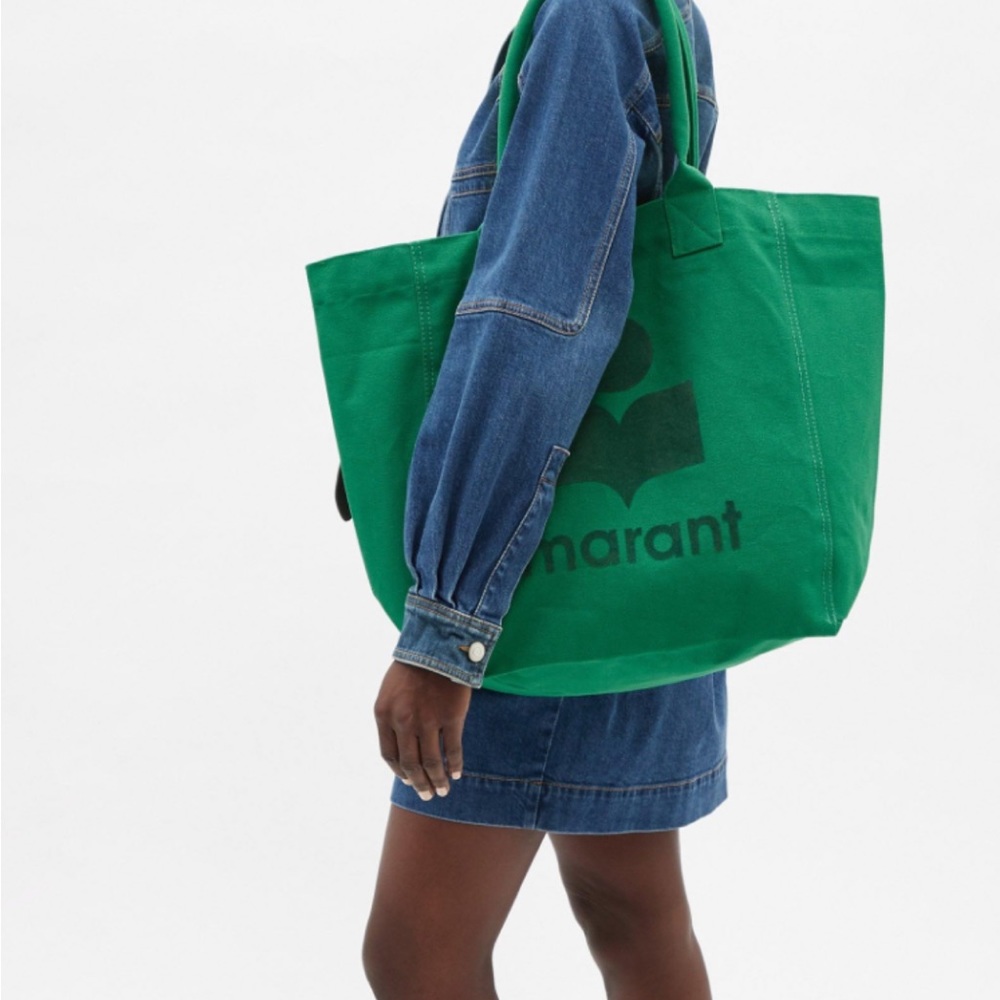 Isabel Marant's green Yenky tote bag